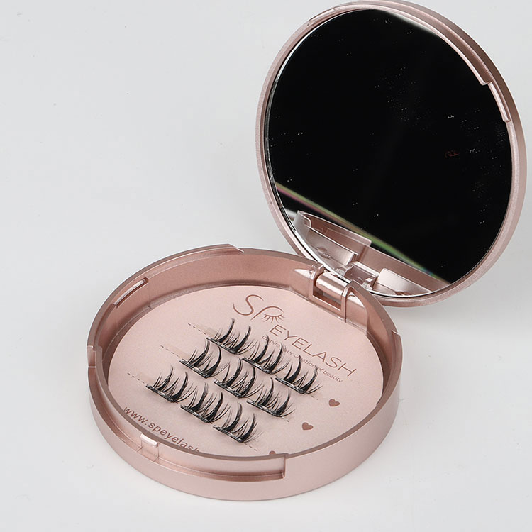 Selvklæbende øjenvipper makeup -trin